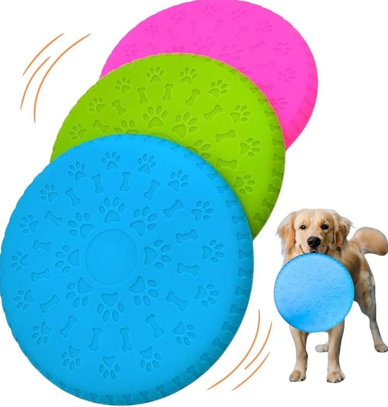 Orgo® Dog Frisbee Chewing Toy (25 cm Diameter) - Green - Image 2